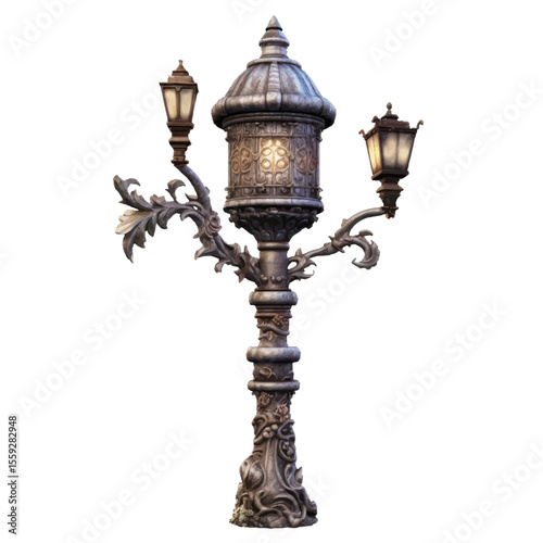 old street lamp