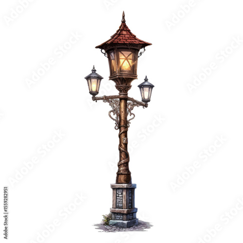 old street lamp