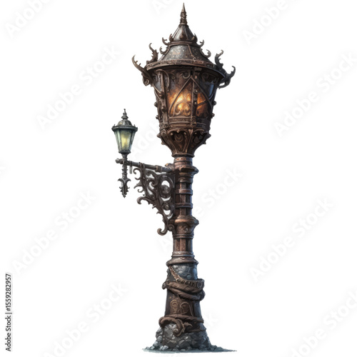 old street lamp