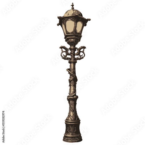 old street lamp