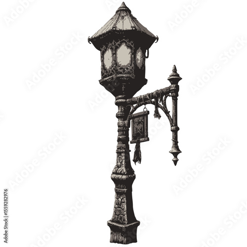 old street lantern