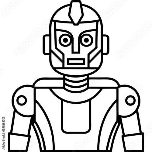 Minimal Robot Face Vector