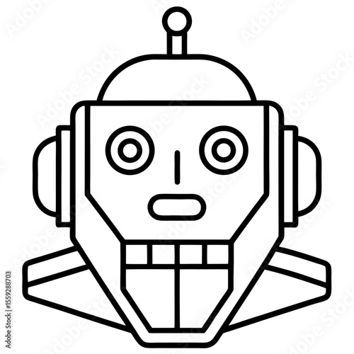 Minimal Robot Face Vector