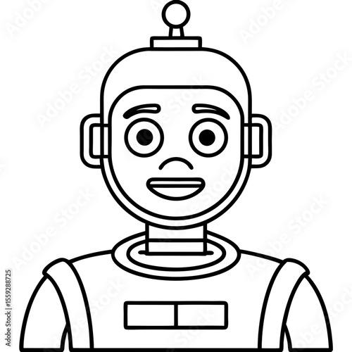 Minimal Robot Face Vector