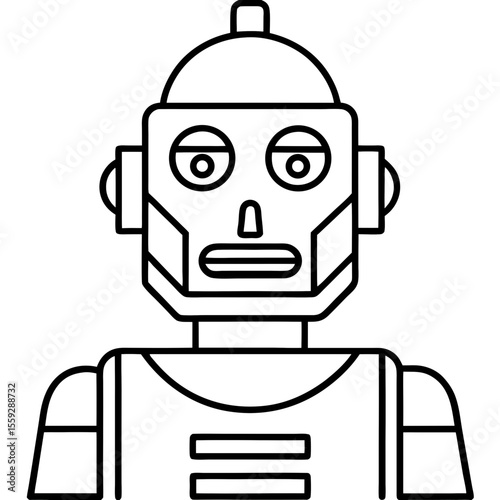 Minimal Robot Face Vector