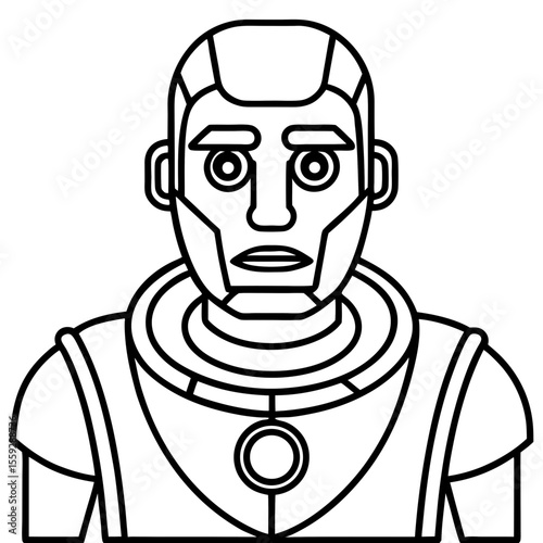 Minimal Robot Face Vector