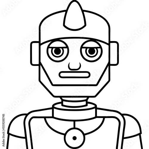 Minimal Robot Face Vector