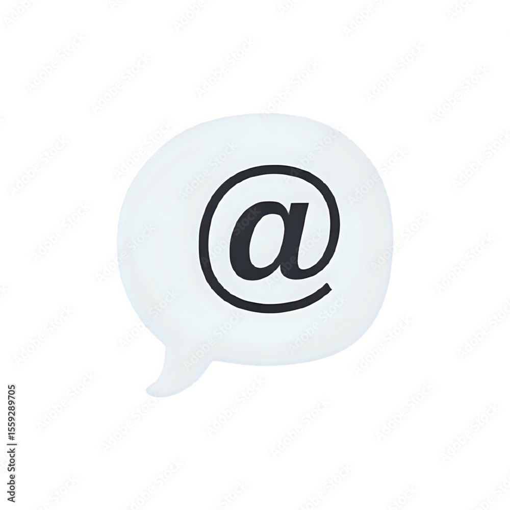 Fototapeta premium Email Icon: Simple, Clean, and Versatile for Websites and Apps
