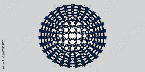 black and white Half-tone circle design: a collection of round dotted frames, circular pattern borders, and abstract halftone graphic elements.