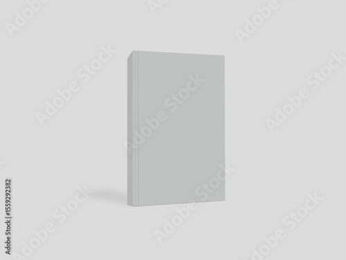 Minimal Gray Hardcover Book mockup