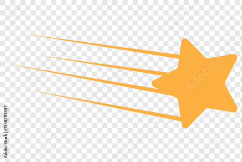 Falling Stars icon collection Falling stars, Vector illustration