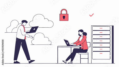 Cloud Computing Collaboration with Secure Data Storage.