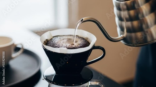 Pour over coffee brewing: step by step guide for the perfect home brewed coffee cup every time video 4k Video 4k