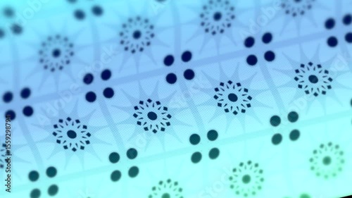 UHD 4K Animated Abstract illustration patterns mosaic background