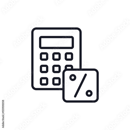 tax icon collection .design style with background