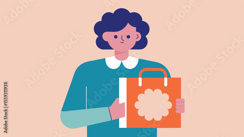 Planner Power An illustration of a person holding a planner with a brain symbol on the cover emphasizing the importance of using a daily planner or schedule to stay organized and. Vector illustration