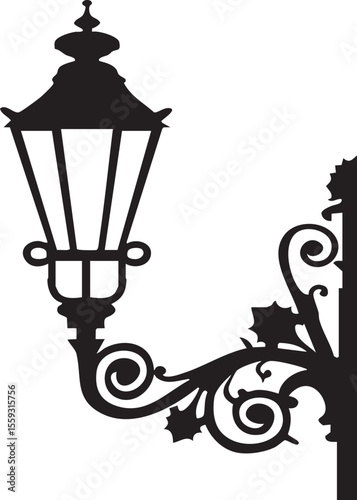 vintage street lamp