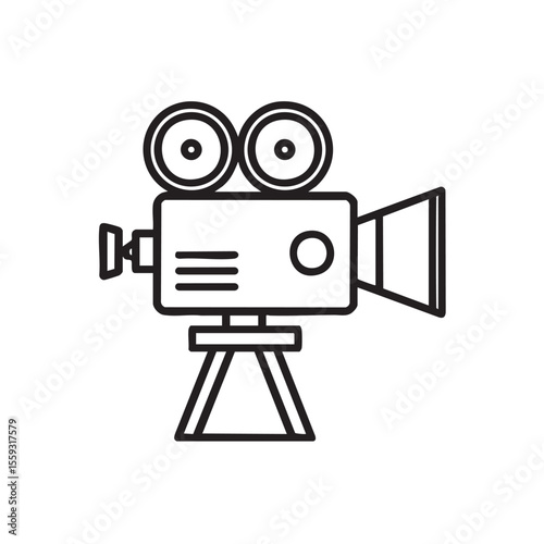 Classic film camera design for creative projects and presentations