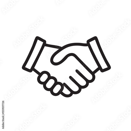 Handshake symbolizing trust and partnership for business agreements