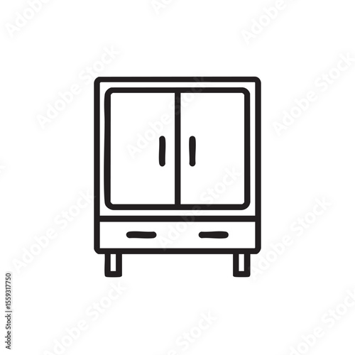 Modern cabinet design for minimalist home decor and organization