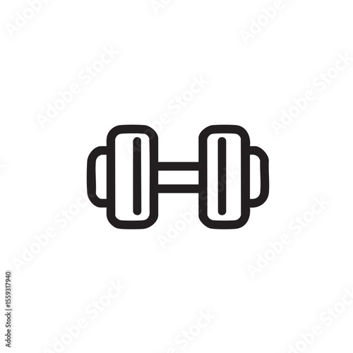 Simple design of a dumbbell for fitness and weight training
