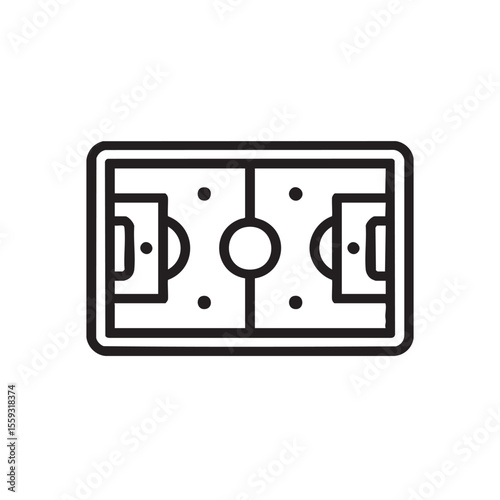Soccer field layout design for sports enthusiasts and events