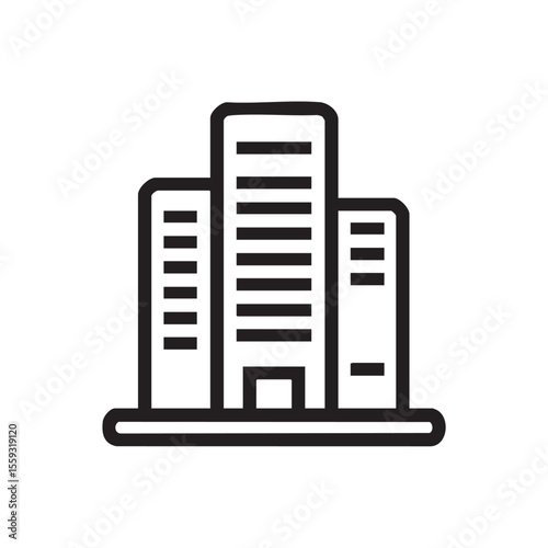 Modern cityscape design for business and urban planning