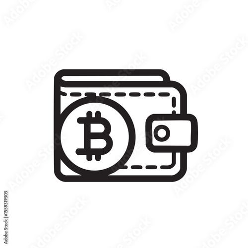 Digital currency wallet concept for modern finance management