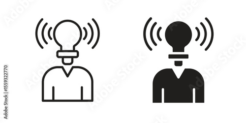 Brand awareness icon vector, Symbol, logo illustrations