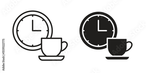 Break icon pack. Flat Vector Icon Design Element.