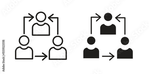 Coordinate icon pack. Flat Vector Icon Design Element.