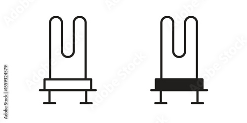 Heating element icon pack. Flat Vector Icon Design Element.