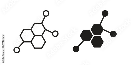 Hormones icon pack. Flat Vector Icon Design Element.