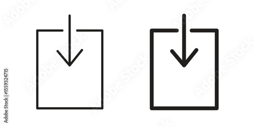 Inside icon pack. Flat Vector Icon Design Element.