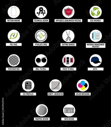 Apparel Manufacturer_Website Icons
