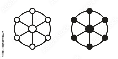 Multichannel icon pack. Flat Vector Icon Design Element.