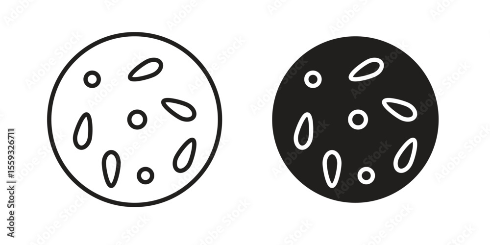 Fototapeta premium Thalassaemia icon pack. Flat Vector Icon Design Element.