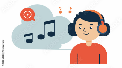 Music to Remember Replaying a persons favorite tunes from their past can trigger happy memories and encourage them to share stories from their youth.. Vector illustration