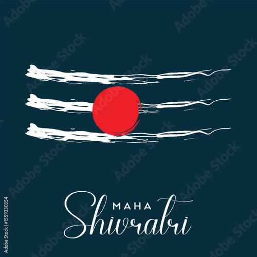 Maha shivratri text design. Maha shivratri letter, om namah shivaye and trishul