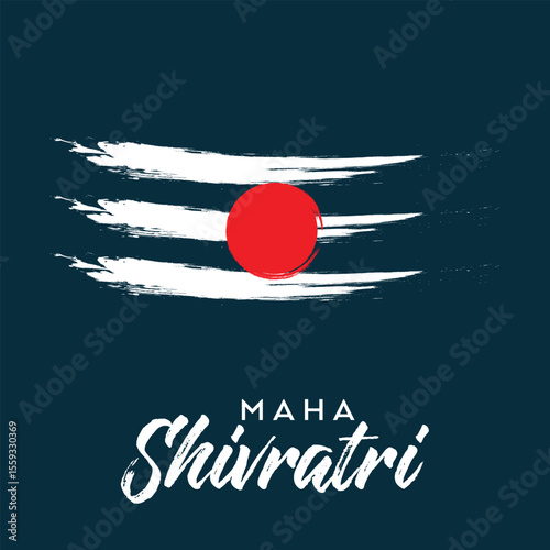 Maha shivratri text design. Maha shivratri letter, om namah shivaye and trishul