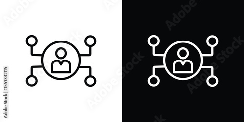 Affiliate marketing icon vector, Symbol, logo illustrations