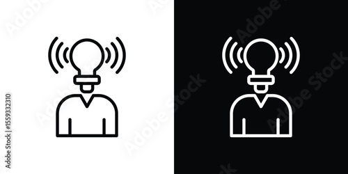Brand awareness icon vector, Symbol, logo illustrations
