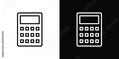 Calculator icon vector, Symbol, logo illustrations