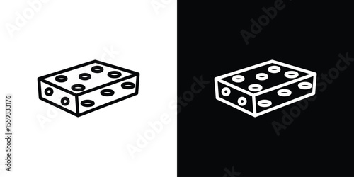 Halva icon in trendy stroke thin linear style.