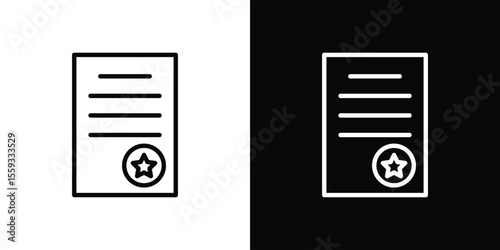 License icon vector, Symbol, logo illustrations