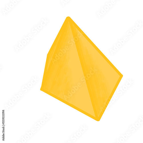  Tetrahedron Geometric Shape Illustration