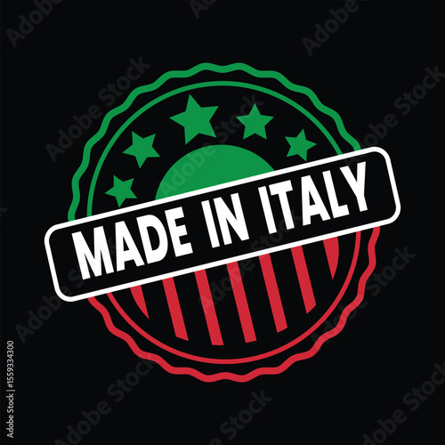 made in Italy stamp, made in Italy label, Italy origin badge, Italian product stamp, made in Italy seal, Italian quality label