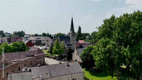 old Jewish church in a small town