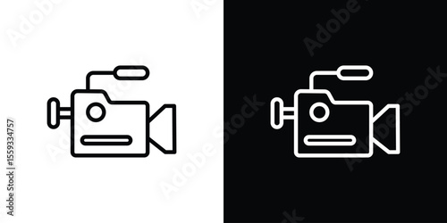 Video camera icon vector, Symbol, logo illustrations