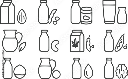 Various condiment bottles and jars displayed on a clean, white background representing typical kitchen staples commonly used for meals